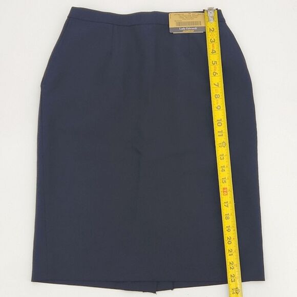 Lady Edwards Casualwear Skirt Size 4 Womens Black 9799-10 Workwear - Picture 7 of 9